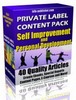 Thumbnail 40 Articles - Self Improvement (PLR)