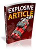 Thumbnail Explosive Article Tactics - Viral eBook plr 