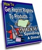 Thumbnail How to Get Free Reprint Rights PLR