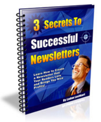 Product picture 3 Secrets to Successful Newsletters PLR