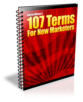 Product picture 107 Terms for New Marketers (PLR)