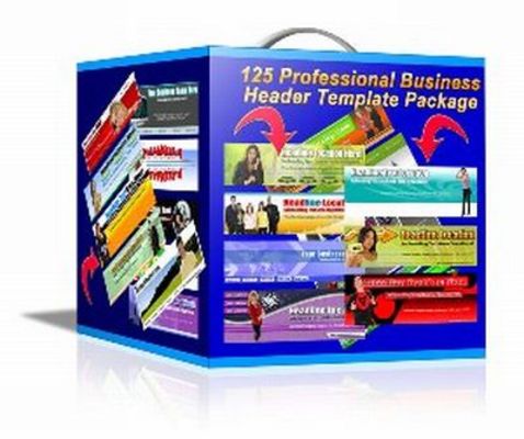 Product picture 125 Pro Header Graphics PLR
