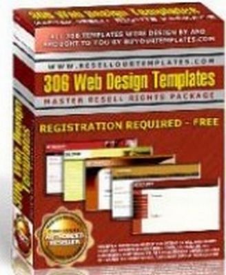 Product picture 306 Basic Web Templates PLR