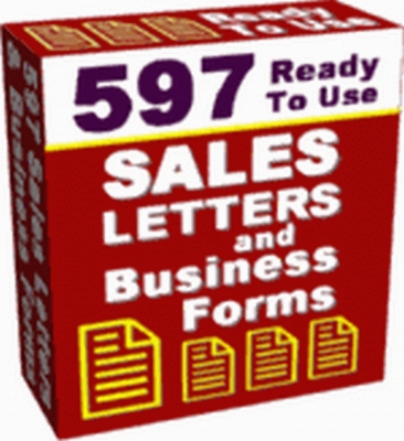 Product picture 597 Business and Sales Letters PLR