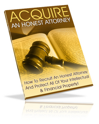 Product picture Acquiring and Honest Attorney - eBook and Audio PLR