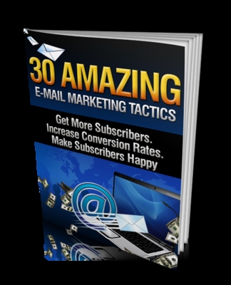 Product picture 30 Amazing Email Marketing Tactics - Viral Report PLR