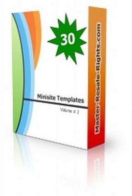 Product picture 30 Minisite Templates 2 (PLR)