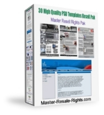 Product picture 30 Photoshop Templates PLR