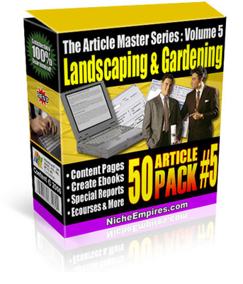 Product picture Article Master Series Volume 5 - Landscaping and Garde (PLR)