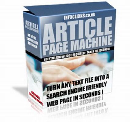 Product picture Article Page Machine plr