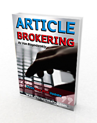 Product picture Article Brokering - Viral eBook PLR