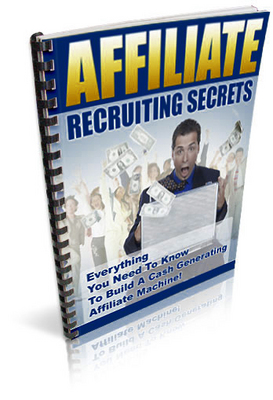 Product picture Affiliate Recruiting Secrets plr