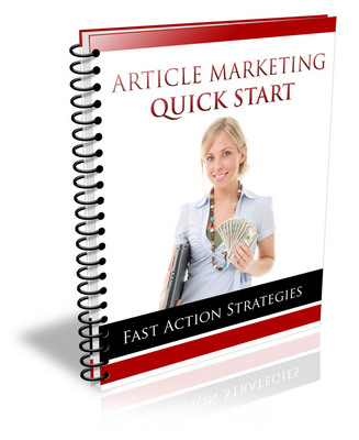Product picture Article Marketing Quickstart PLR