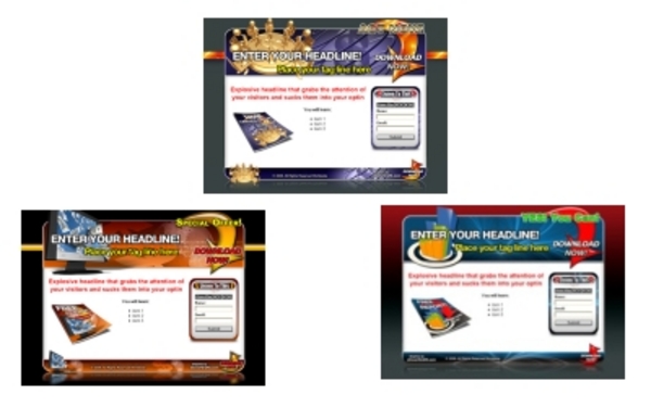 Product picture Audio Squeezepage Templates V2