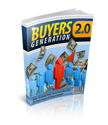 Product picture Buyers Generation 2.0 plr