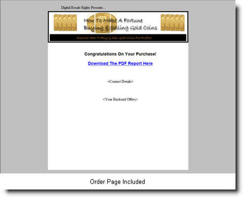 Product picture Buying and Selling Gold Coins PLR