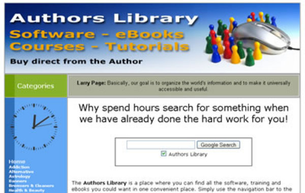 Product picture Authors Library - Clickbank Store MRR 