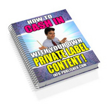 Product picture Cash in on Private Label Rights plr 