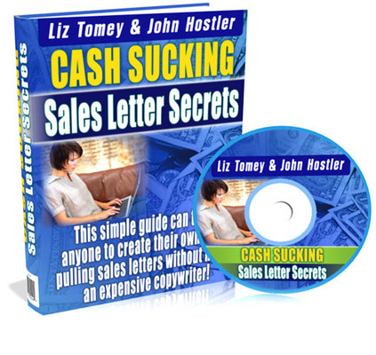 Product picture Cash Sucking Sales Letter Secrets plr 
