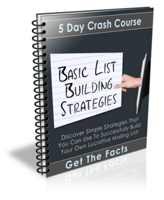 Product picture Basic List Building Strategies - eCourse (PLR)