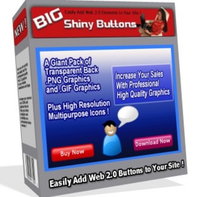 Product picture Big Shiny Buttons PLR 