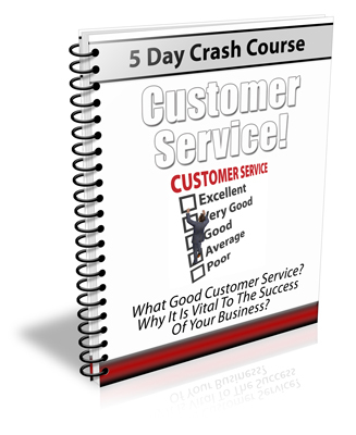 Product picture Customer Service - 5 Day eCourse (PLR)