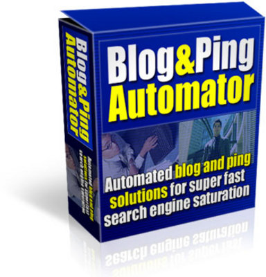Product picture Blog and Ping Automator PLR 