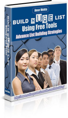 Product picture Build a Huge List with Free Tools plr 