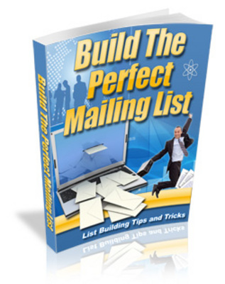 Product picture Building The Perfect Mailing List - Viral eBook plr 