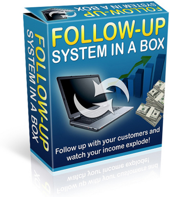 Product picture Follow Up System in a Box PLR 