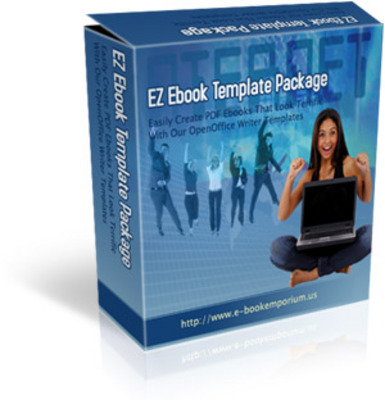 Product picture EZ eBook Template Package PLR