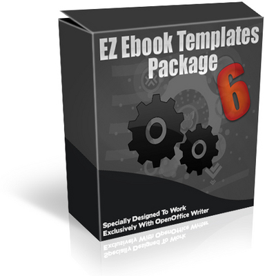 Product picture EZ eBook Template Package V6 plr 