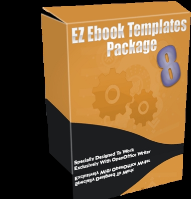 Product picture EZ eBook Templates Package V8 PLR