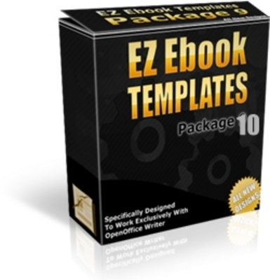 Product picture EZ eBook Templates Package V10 PLR 