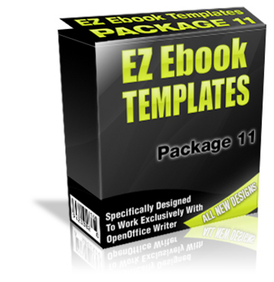 Product picture EZ eBook Templates Package V11 PLR 