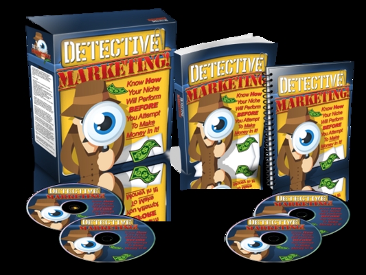 Product picture Detective Marketing - Website Template plr 
