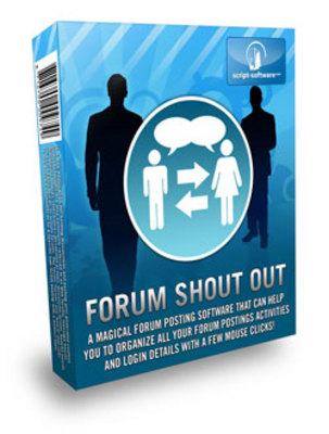 Product picture Forum Shout Out plr