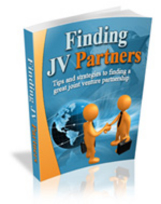 Product picture Finding JV Partners plr 