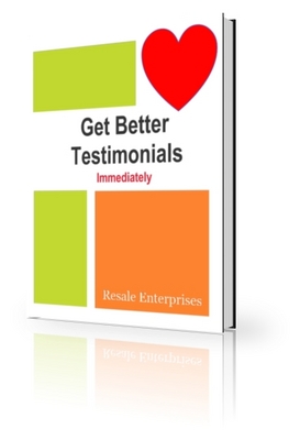 Product picture Get Better Testimonials (PLR) 