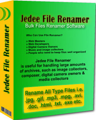 Product picture Jedee File Renamer