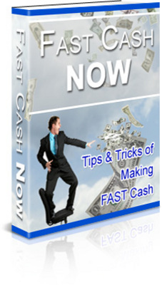 Product picture Fast Cash Now - eBook and Audio (PLR)