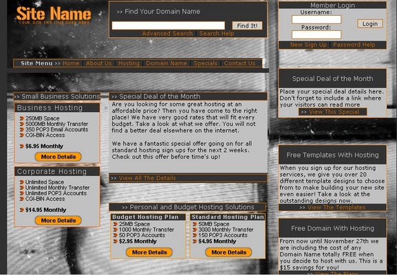Product picture Hip Grunge Website Templates MRR