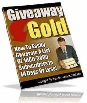 Product picture Giveaway Gold plr