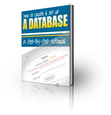 Product picture How to Create and Setup a Database (PLR)