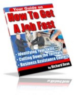 Product picture How to Get a Job Fast PLR