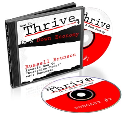 Product picture How To Thrive in a Down Economy - Audio PLR