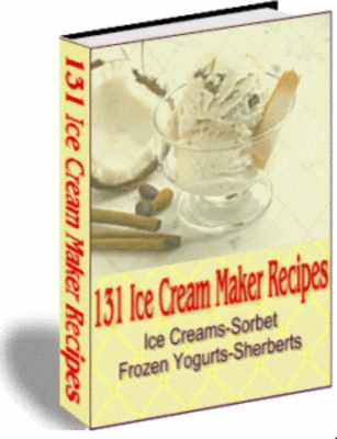 Product picture Ice Cream Maker Recipes (PLR)