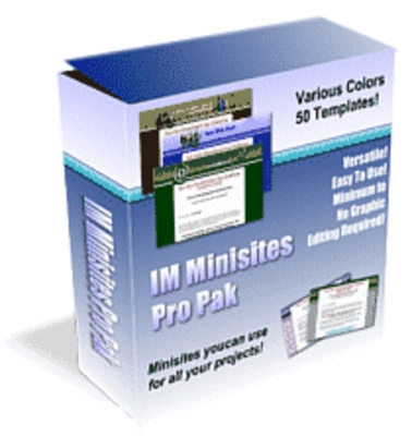 Product picture IM Minisite Pro Pack PLr