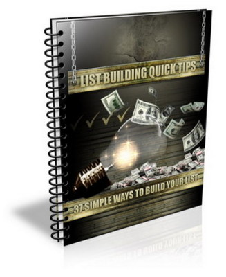 Product picture List Building Quick Tips (PLR)