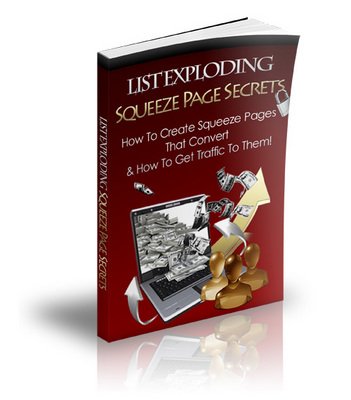 Product picture List Exploding Squeeze Page Secrets (PLR)